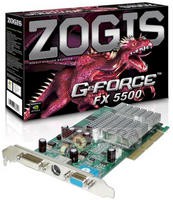 VGA 256MB AGP FX5500 Zogis